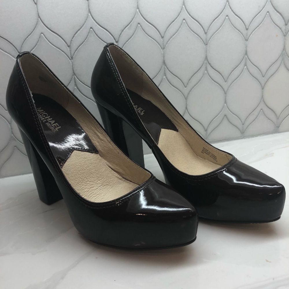 MICHAEL Michael Kors Dark Brown Patent Leather - Picture 2 of 6